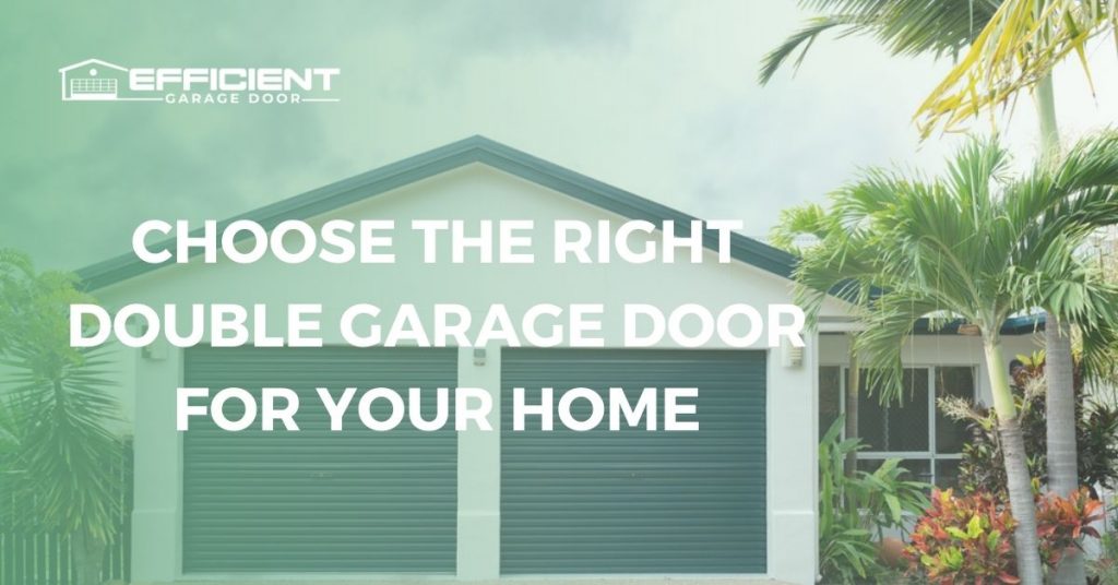 double garage door